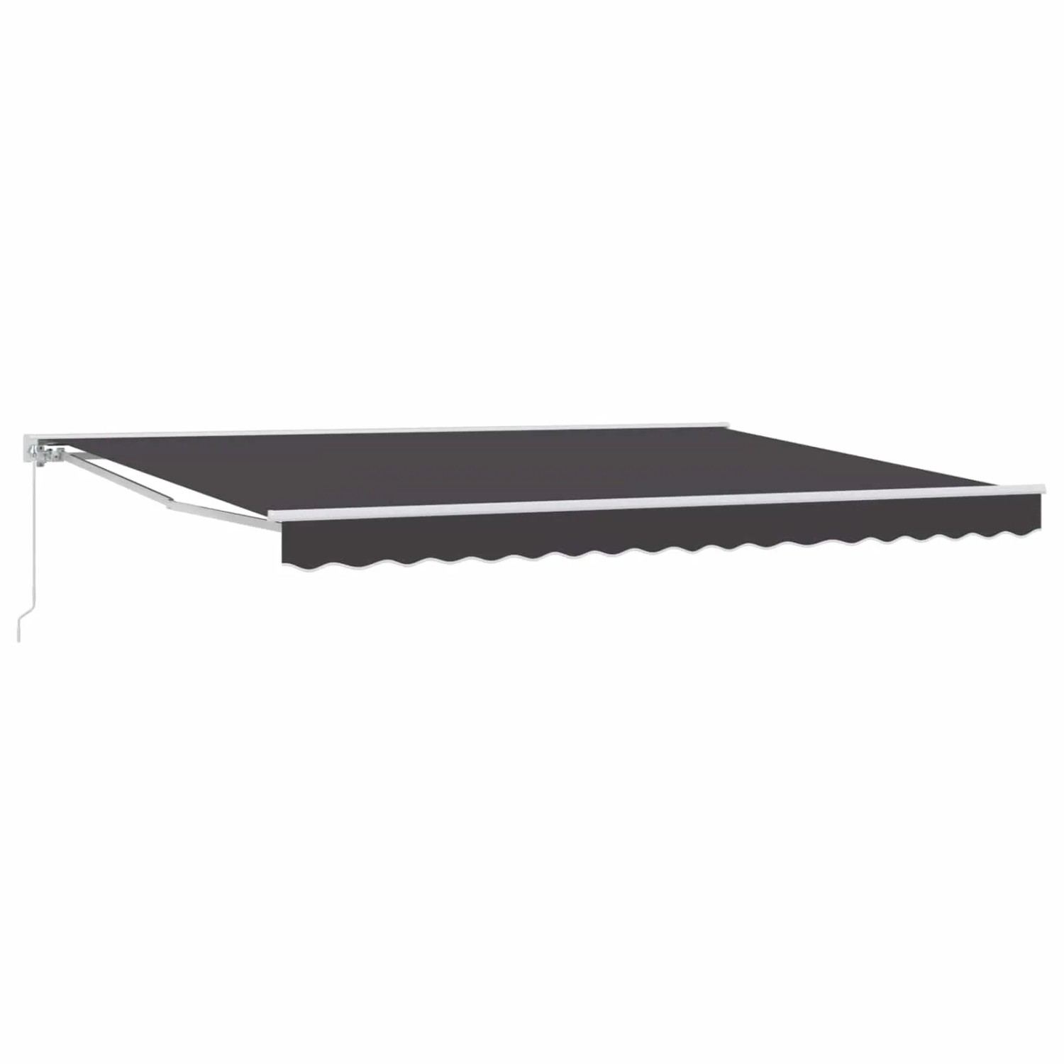 vidaXL Manuell Einziehbare Markise Anthrazit 5 x 3 m 3420328
