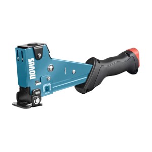 Novus Hammertacker J-055, Typ G, 6-14 mm, Premium-Tacker in Blau mit schwarzem Griff.