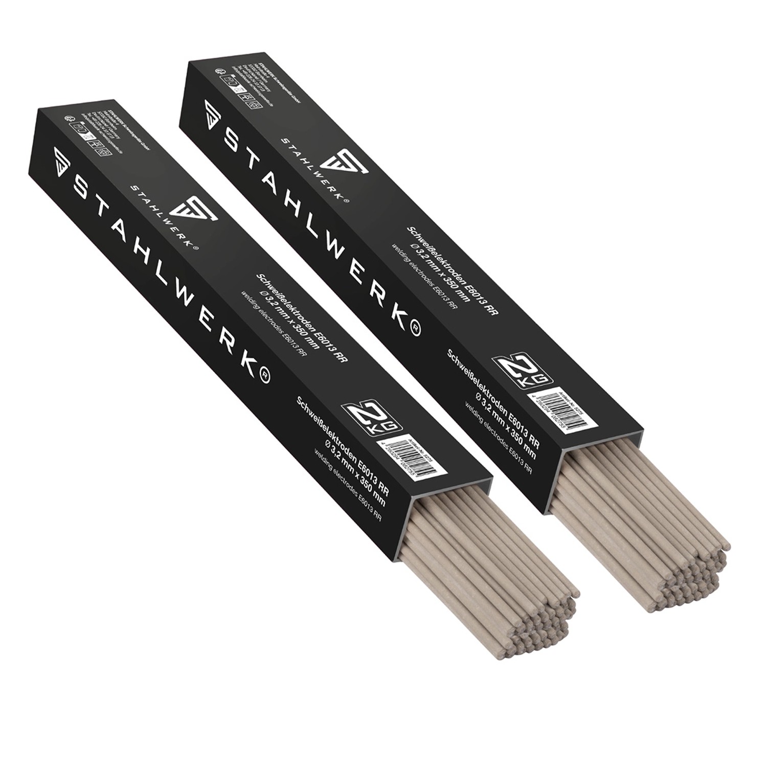 STAHLWERK Stabelektroden AWS E6013RR Rutilumhüllt 32 x 350 mm 2 kg 2er Set