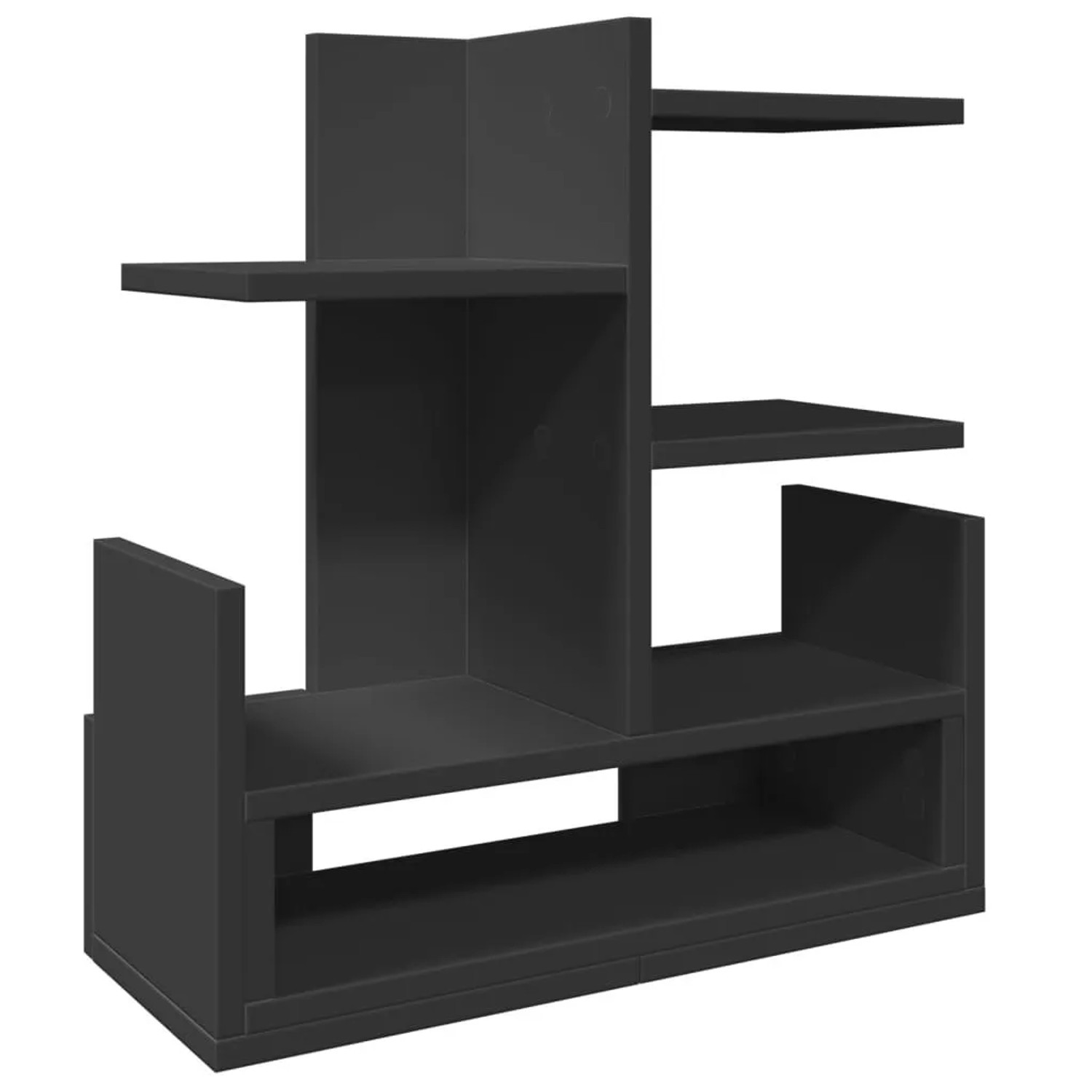 vidaXL Schreibtisch-Organizer Schwarz 49x20x52,5 cm Holzwerkstoff 848074