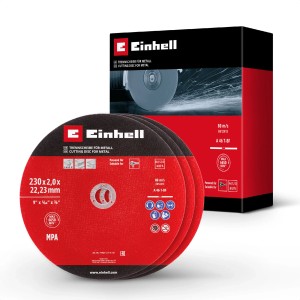 Einhell Gewebetrennscheiben-Set, 3 Stück, Durchmesser 230 mm, für Metall