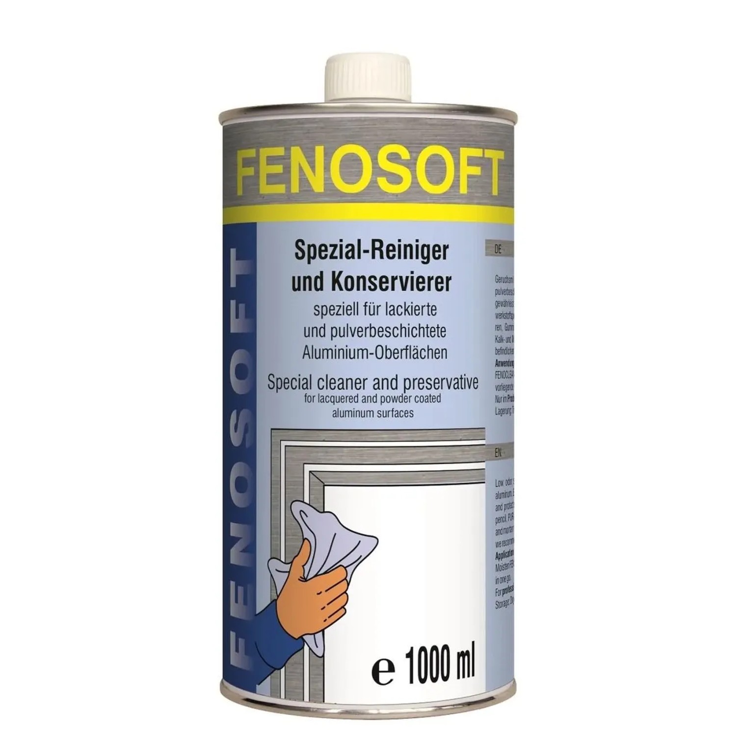 Fenoplast Fenosoft Spezial-Reiniger und Konservierer für Aluminium-Profile 1 Liter