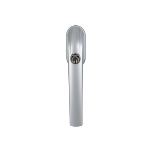 Abus Fenstergriff FG300 S B/SB, abschließbarer Fenstergriff in Silber.