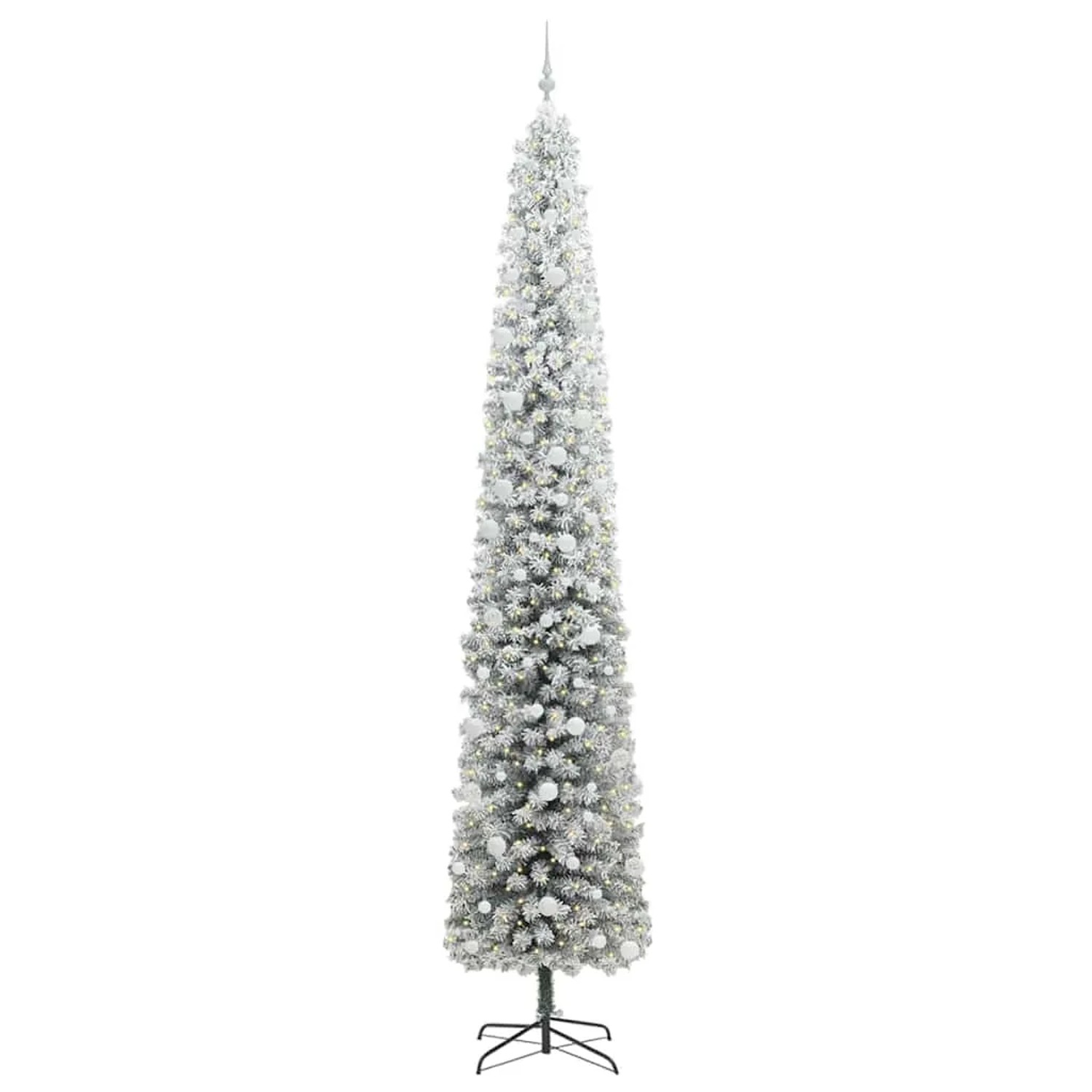 vidaXL Künstlicher Weihnachtsbaum mit 300 LEDs mit Ständer Grün 270 cm 3395056