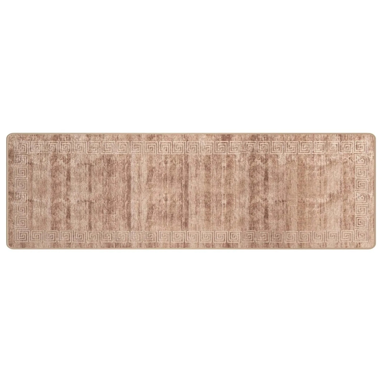 vidaXL Teppichläufer MARSA Weiß 80 x 400 cm Polyester und PVC 42023312