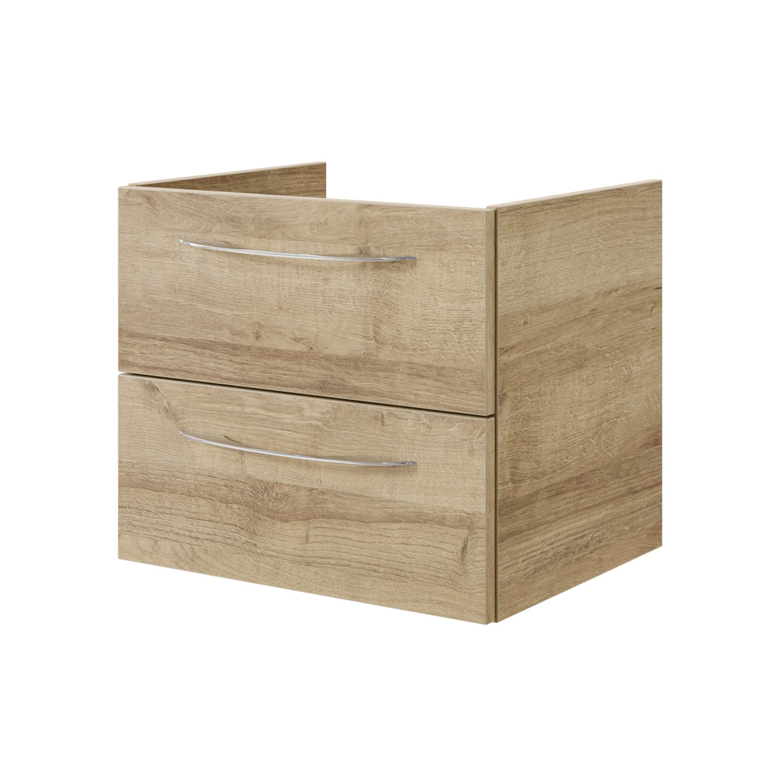 Pelipal Waschtischunterschrank Serie 4035, Riviera Eiche, 2 Schubladen mit Soft-Close.