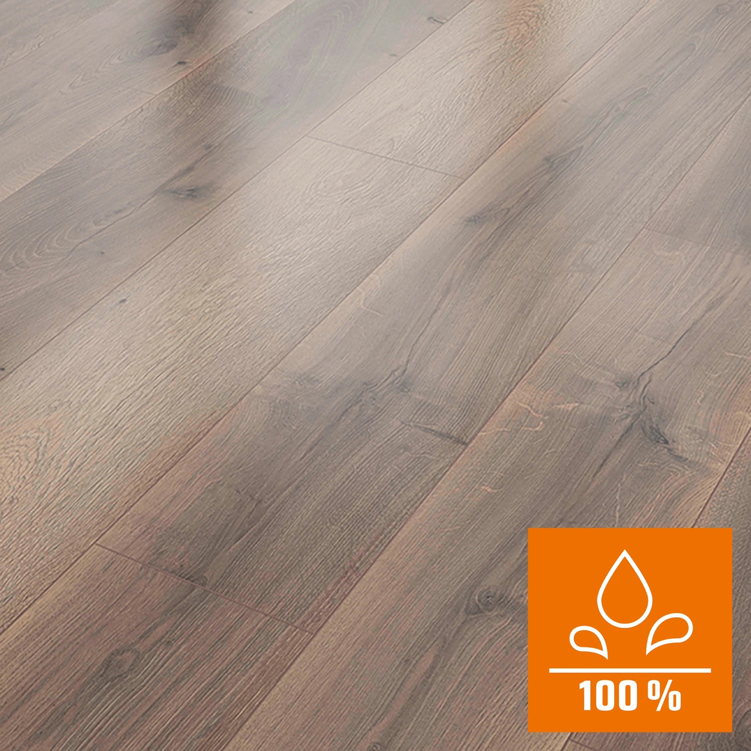 Classen Laminatboden Wasserresistent Oak Brown Mix Landhausdiele günstig online kaufen