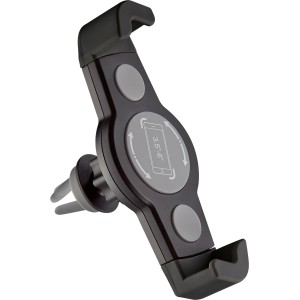 OBI Kfz-Handyhalterung für Lüftungsschlitz, 8,9-15,2cm, 360° drehbar, schwarz-grau.