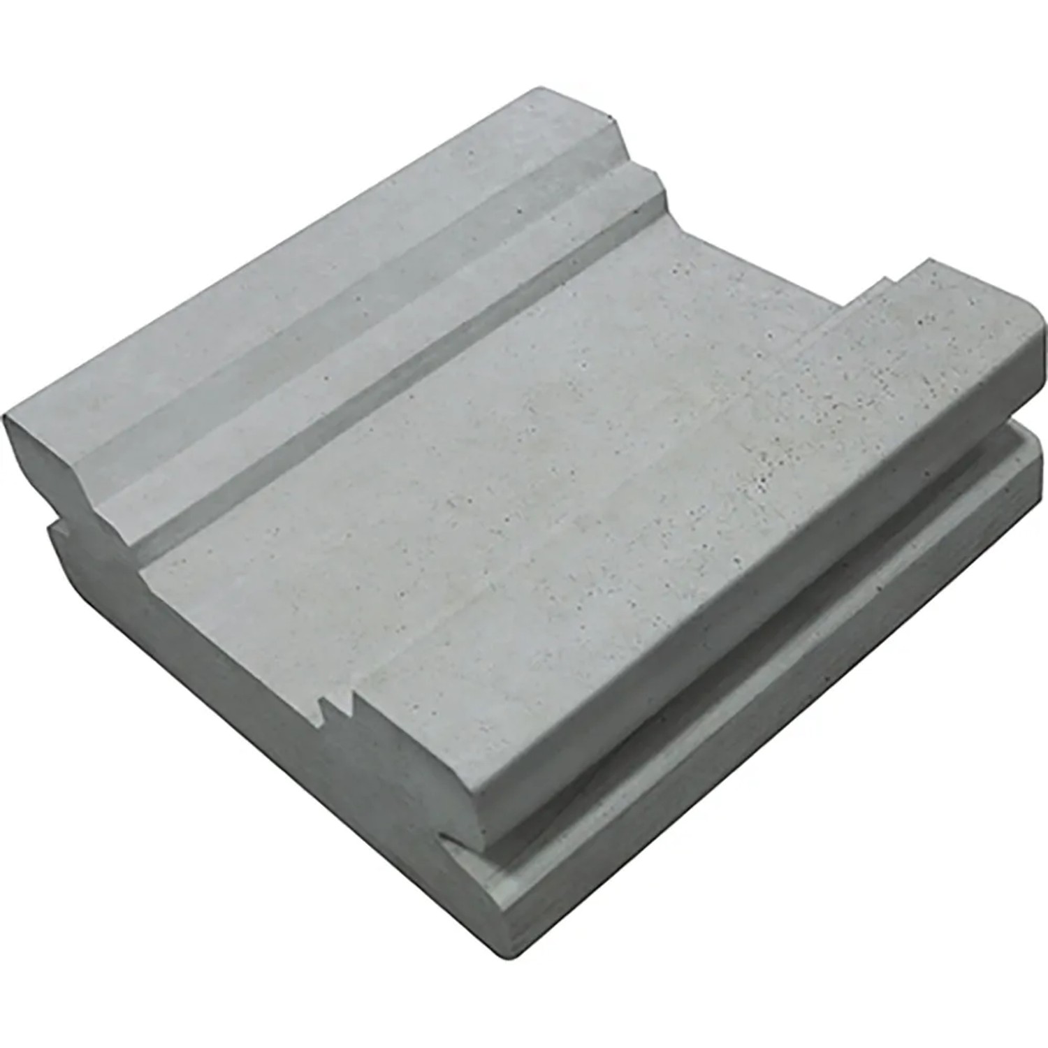 Diephaus Kabel-und Schlauchkanal oder Fundamentstein Agona Grau 22 x 22 x 8 cm