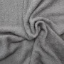 Graues Beautissu Marbella Handtuch (200x70cm) aus weichem Frottee, ideal als Liegenauflage.