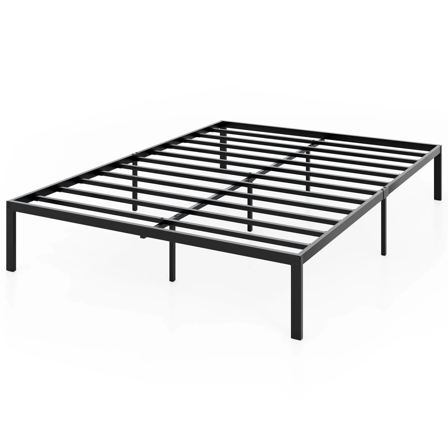 Costway Bettgestell 140 x 200 cm Plattformbett Stauraum Unter Dem Bett