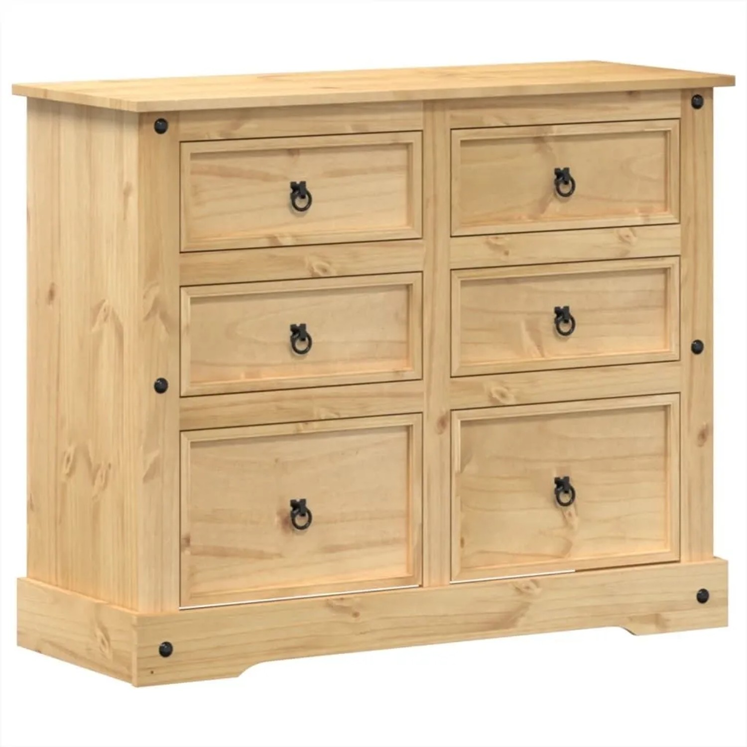vidaXL Kommode Corona 110x43x91 cm Massivholz Kiefer 4005676