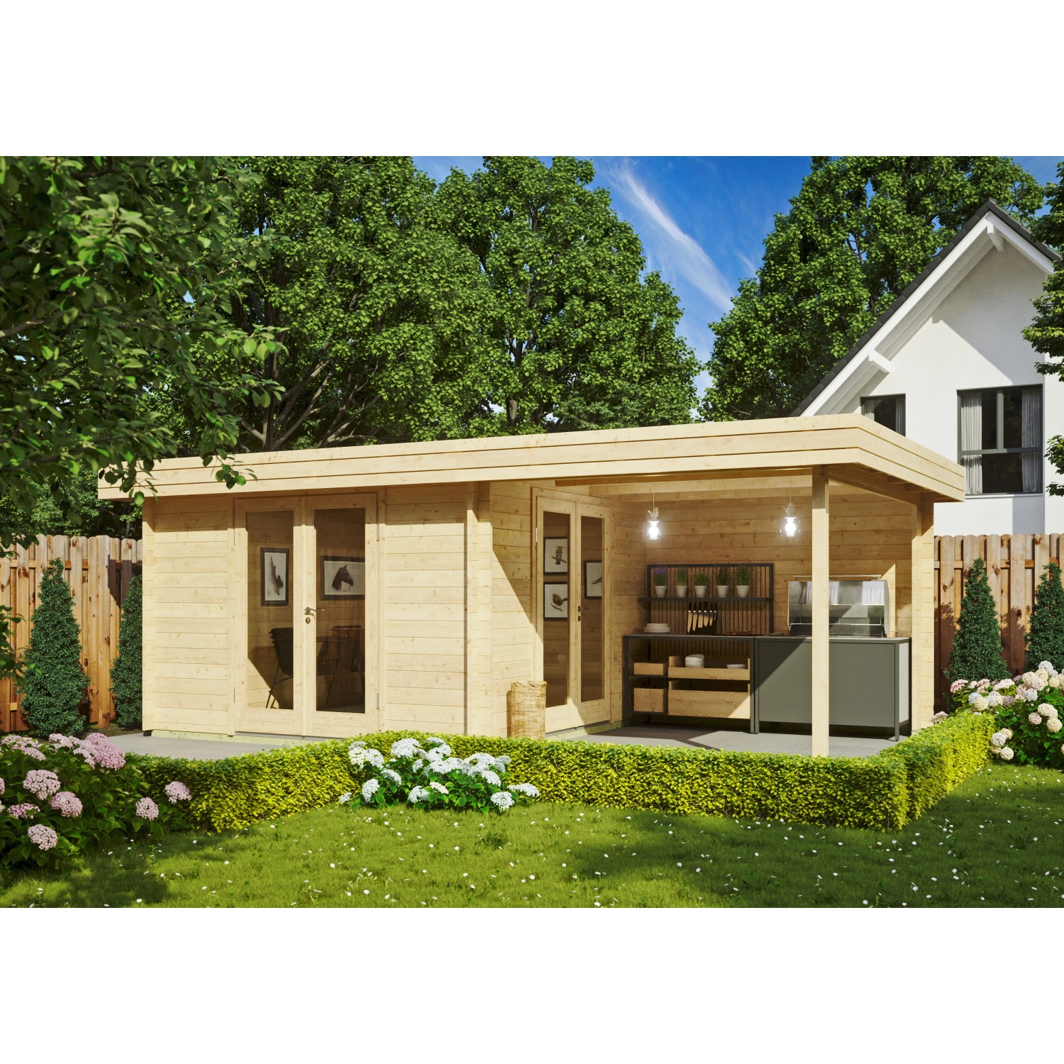 Fjordholz Gartenhaus Modell Ranja 44 Kiefer Imprägniert günstig online kaufen