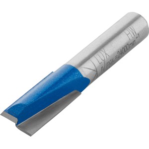 LUX HM Bohrnutenfräser, 10 mm Durchmesser, für Oberfräsen zum Nuten fräsen in Holz.