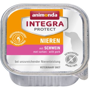 Integra Protect Hunde-Nassfutter Niere mit Schwein, getreidefrei und phosphorreduziert.