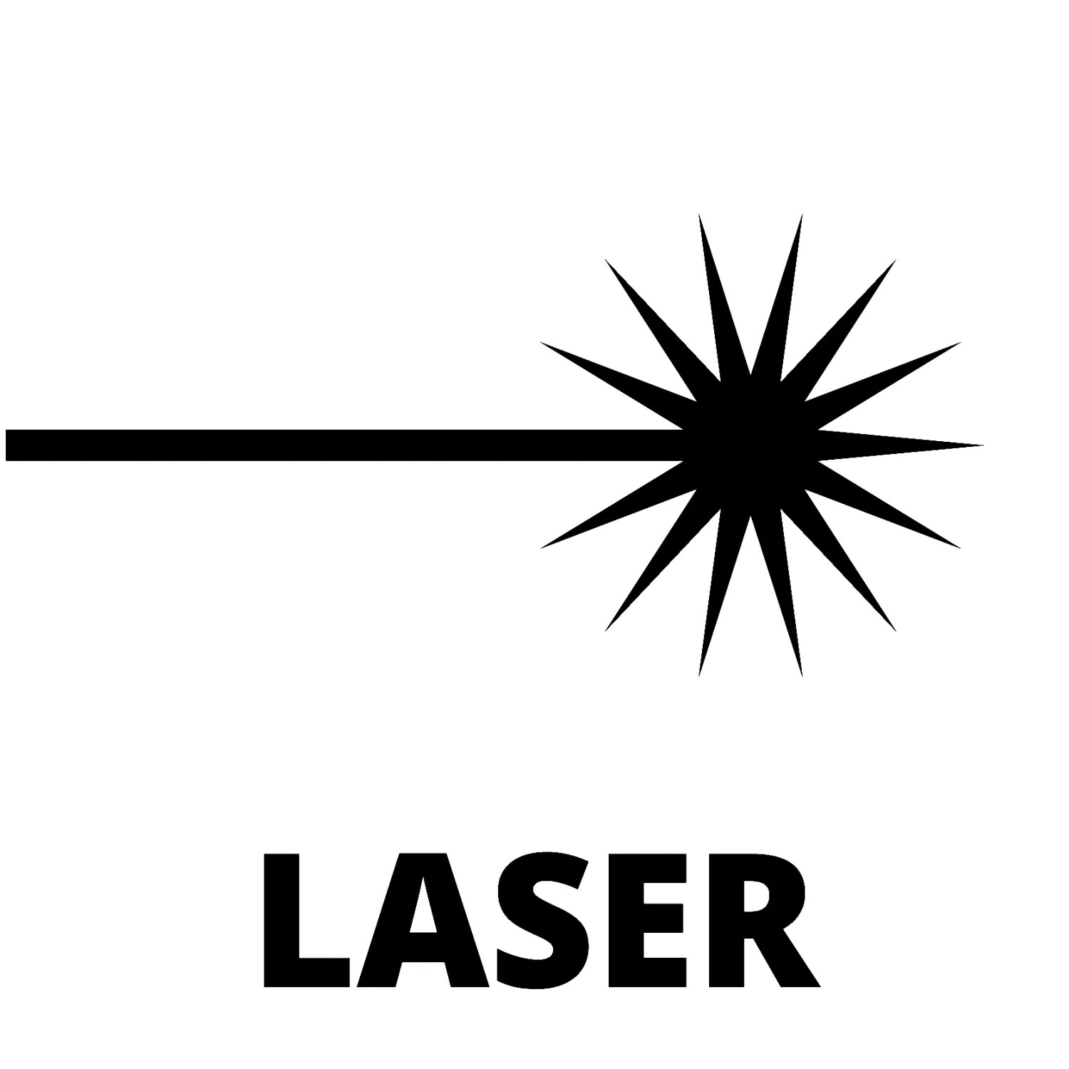 Symbol für Laser der Einhell Zug-Kapp-Gehrungssäge TE-SM 8 L Dual