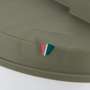 Detailaufnahme: Füllstandsanzeige der Enders Campingtoilette Mobil WC Deluxe.