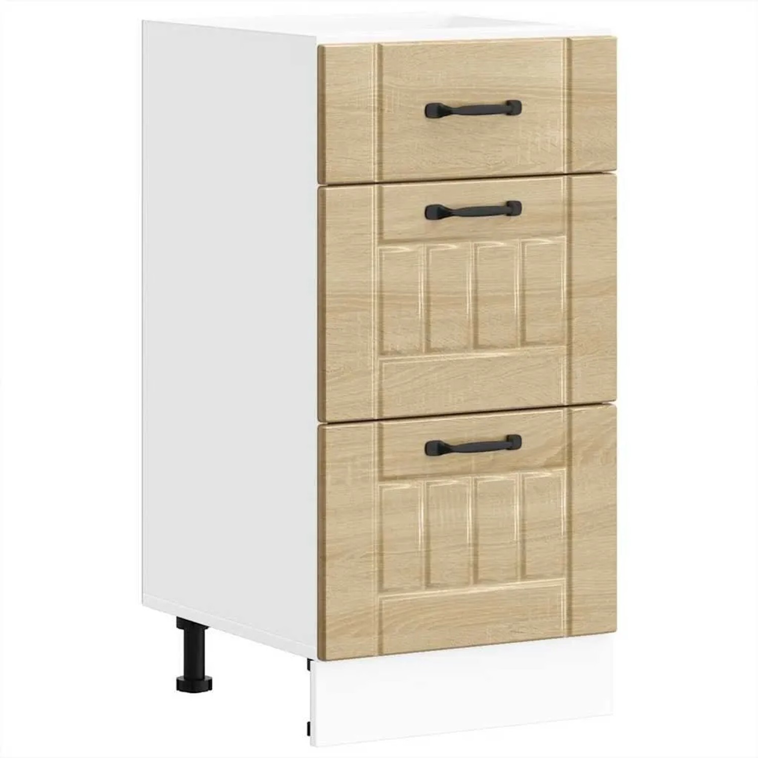 vidaXL Küchen-Unterschrank Lucca Sonoma-Eiche Holzwerkstoff 854233 günstig online kaufen