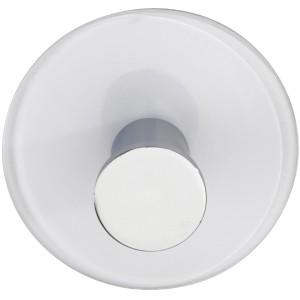 Weißer Wenko Wandhaken Tamo aus Zinkdruckguss und Acryl, selbstklebend.