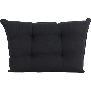 Graues Ersatz-Rückenkissen für Madison Lounge-Sessel, bequeme Polsterung mit Knöpfen.