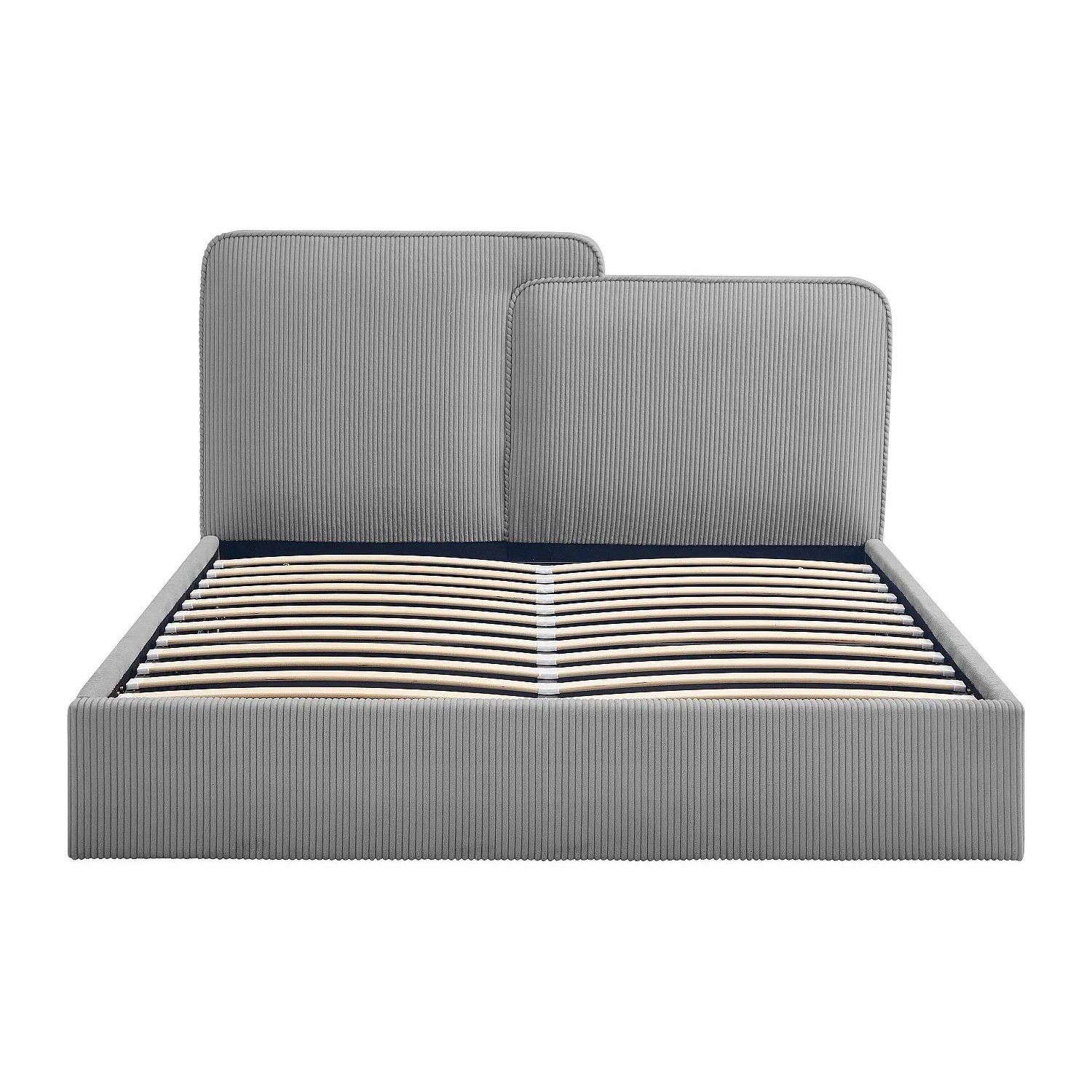Vente-unique Bett Mit Bettkasten Nayola Grau 169 cm
