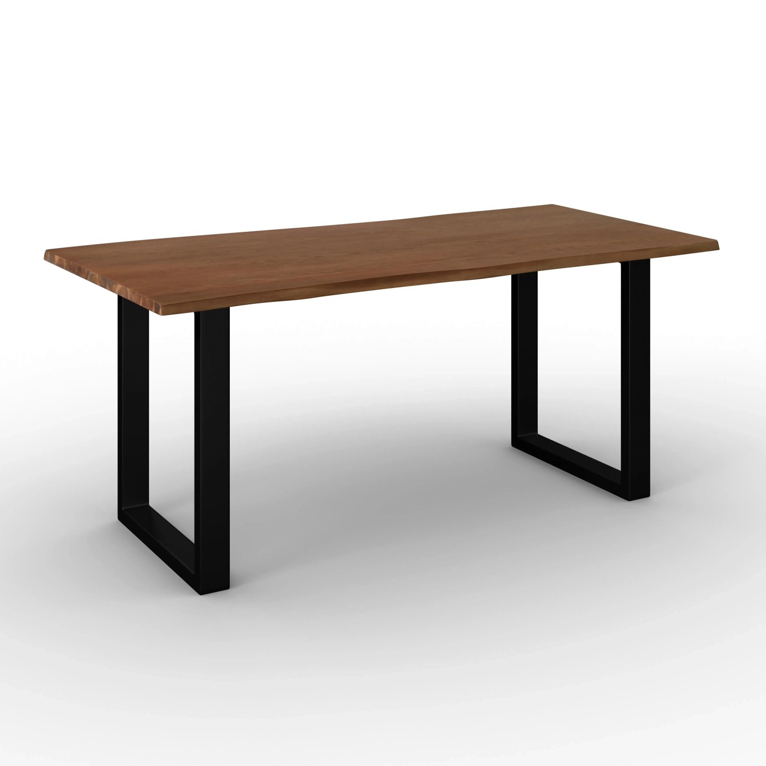 Bessagi Home Esstisch Dale Walnussfarben Echtholz ca. 180/90/76 cm