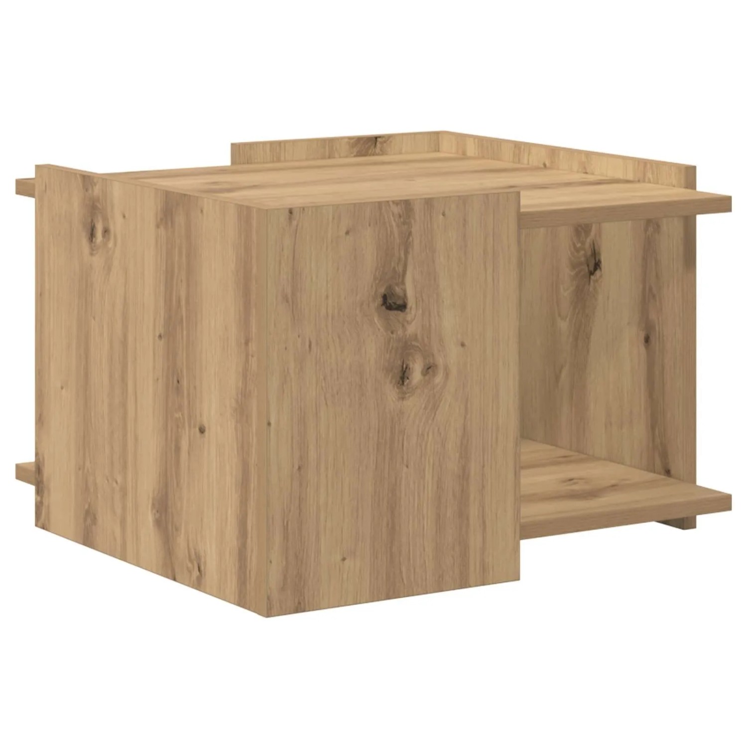 vidaXL Couchtisch Artisan-Eiche 50,5 x 50 x 33 cm Holzwerkstoff 8001009