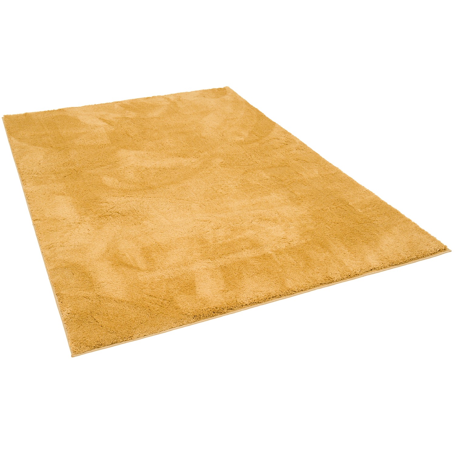 Pergamon Luxus Super Soft Hochflor Langflor Teppich Silky Curry 140x200cm günstig online kaufen