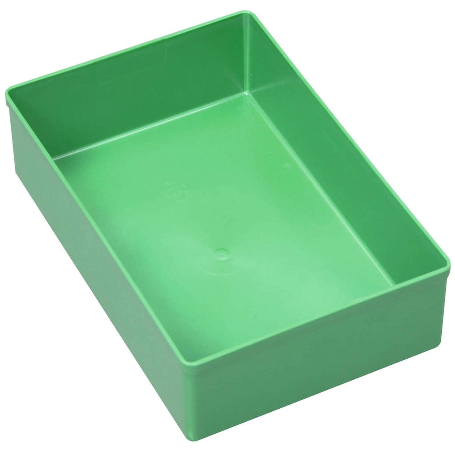 SparSet 5 x Sortimentskasten EuroPlus Insert HxBxT 4,5 x 10,8 x 16,2 cm Grün