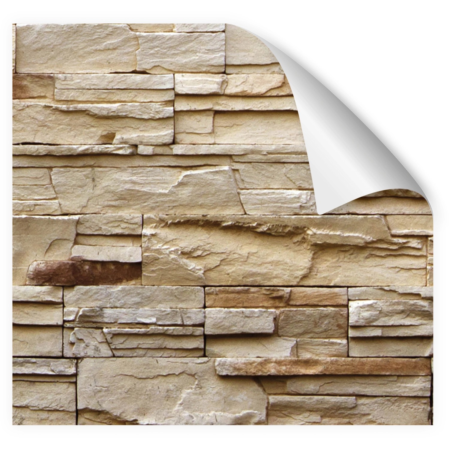 Myspotti Küchenrückwandfolie Rustical Bricks, selbstklebend, 220x60 cm, Steinoptik.