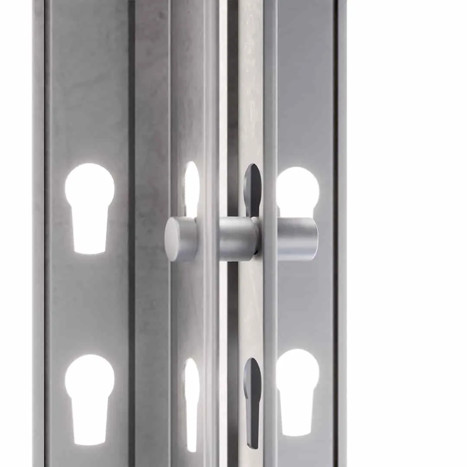 Detailaufnahme: Ar Shelving Lebensmittelregal Gastronorm, Aluminium, Stecksystem.