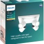 Philips LED-Spot myLiving Runner, 4-flammig, weiß. Deckenleuchte mit vier schwenkbaren Strahlern.