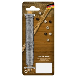 Verzinkter Wickeldraht (Ø 0,65 mm) für Weihnachtsdeko und Bastelarbeiten.