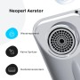 Detailaufnahme: AM.PM Waschtischarmatur mit Neoperl Aerator für Wassereinsparung und Spritzschutz.