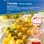 Kiepenkerl Cherry-Tomate Summer Sun Samen: Gelbe, süße Tomaten auf der Rispe.
