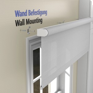 Deco-Raum Tageslicht-Rollo Bohren Basic GL 85 cm x 210 cm Grau