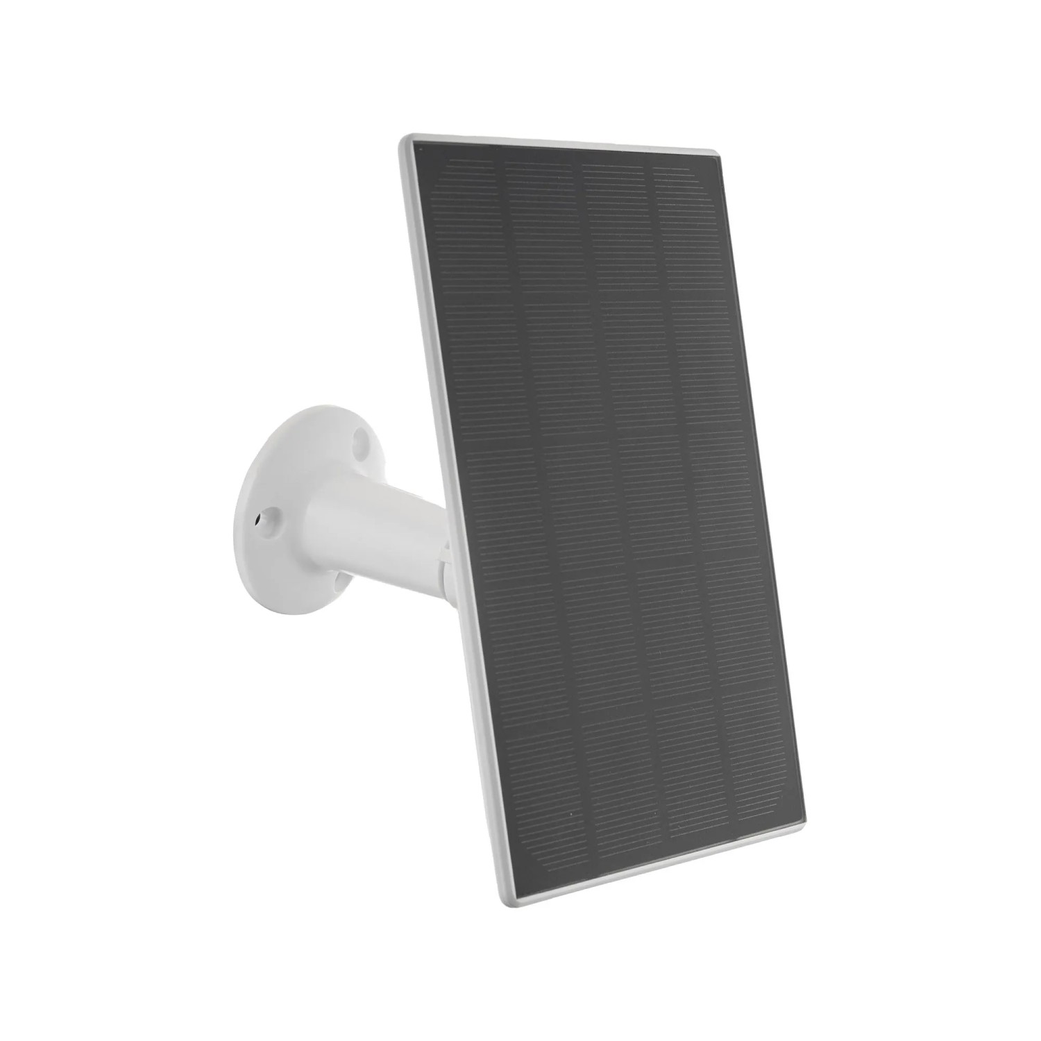 Weißes Solarmodul mit Halterung für Technaxx WLAN-Birdcam Futterhaus TX-384. Für Kamera- & Videoüberwachung.