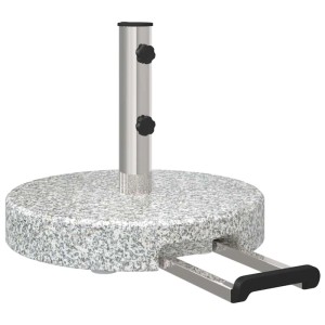 vidaXL Sonnenschirmständer Grau Ø 45 x 37,5 cm Granit 42002810