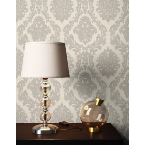 Newroom Vliestapete Nikulai Taupe Ornamente Modern FSC®