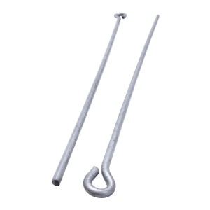 Protektor Abhängedraht, 250mm, Stahl, silber, mit Öse (Ø6mm) zur Deckenabhängung.