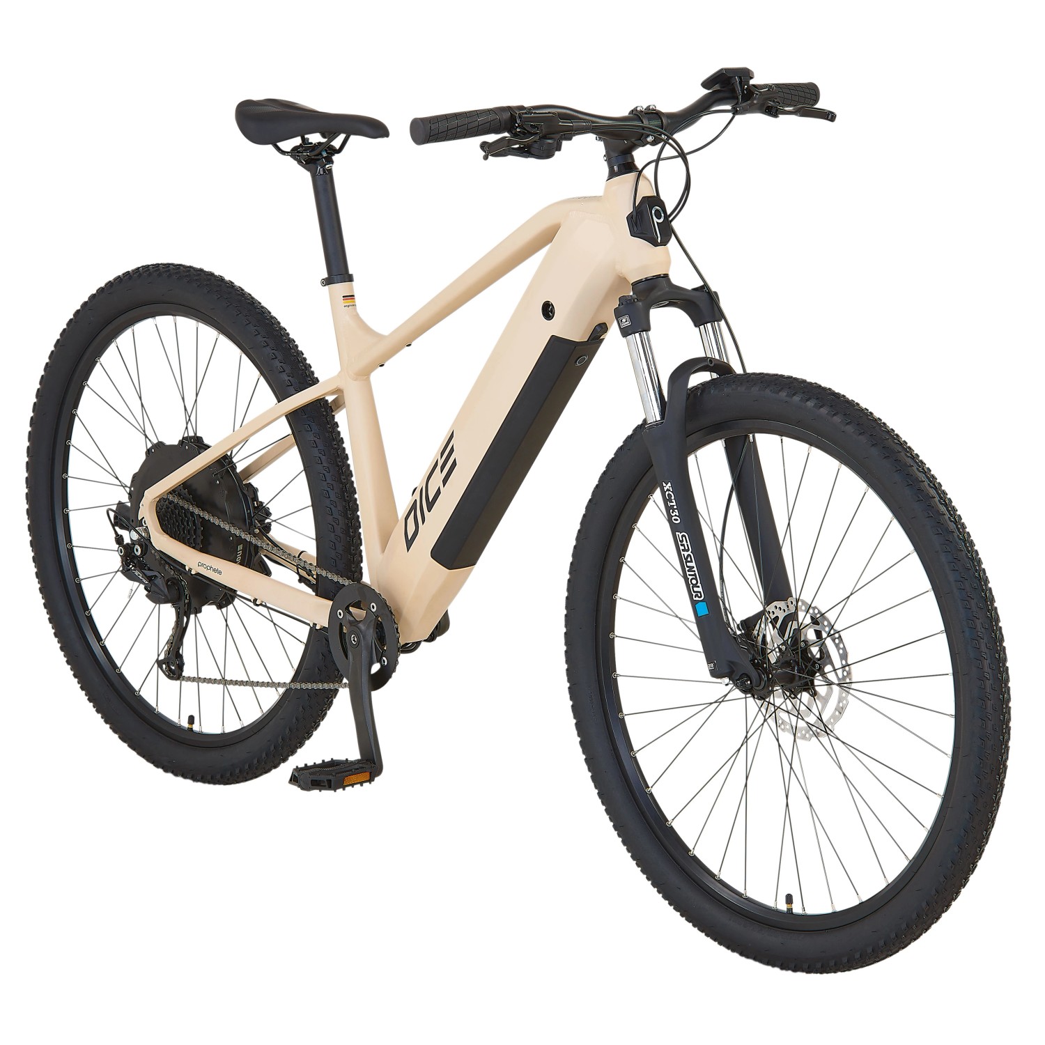 Prophete E-Bike MTB Dice 2.0 Vollintegriert Sandbeige Matt 29 Zoll