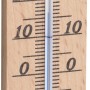 TFA Innen-Thermometer in Buche-Optik zum Aufhängen, zeigt die Temperatur an.