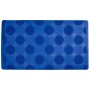 Blaue Euroshowers Badewannenmatte, 40x70 cm, mit Punktmuster für mehr Sicherheit in Bad und Dusche.
