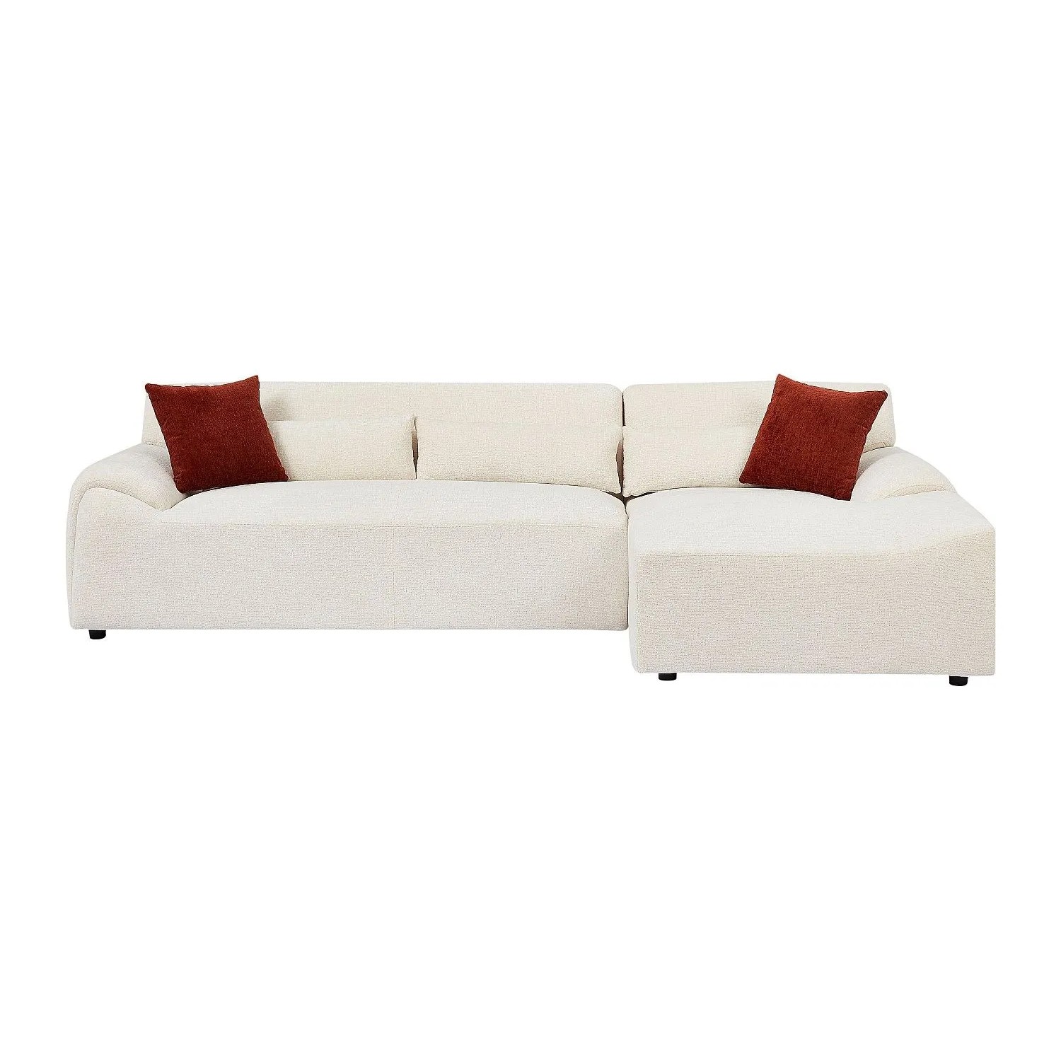 Vente-unique Sofa Ohne Schlafmöglichkeit Ovilio Beige 293 cm