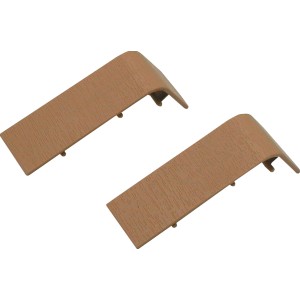 Wiroflex Verbinder, 2er Set, für Sockelleisten in Weiß. Formteil aus Kunststoff zur Verbindung.