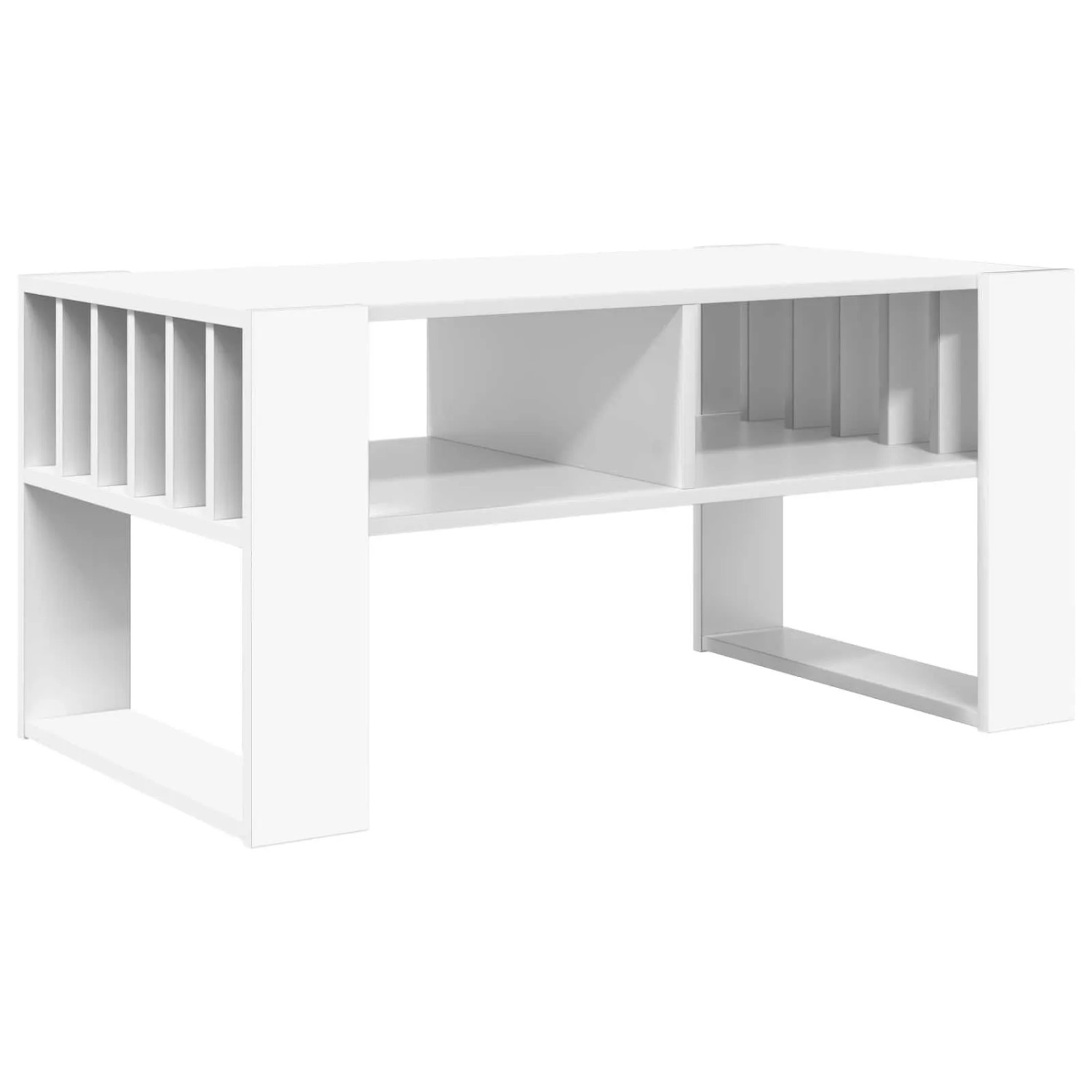 vidaXL Couchtisch Weiß 92 x 49,5 x 45 cm Holzwerkstoff 8000108 günstig online kaufen