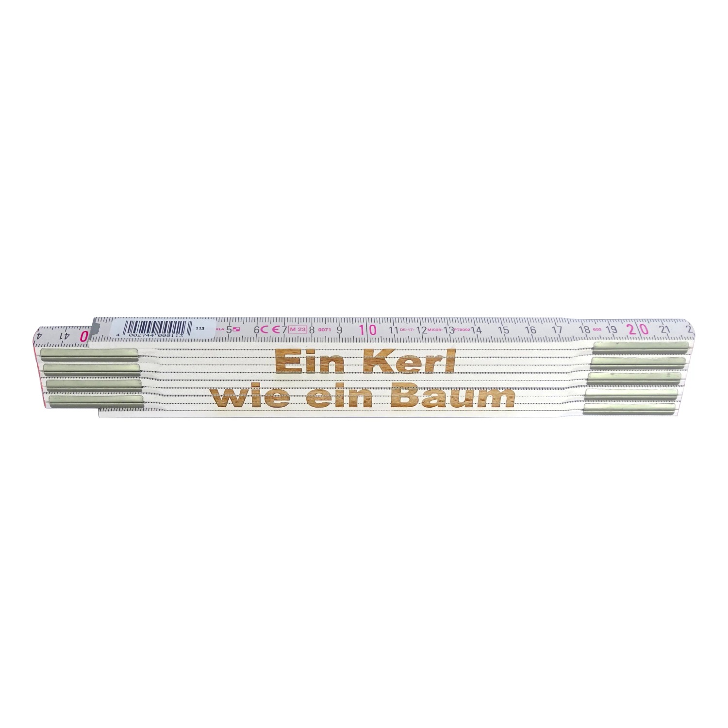 Stabila Zollstock mit Lasergravur Ein Kerl wie ein Baum 2 m
