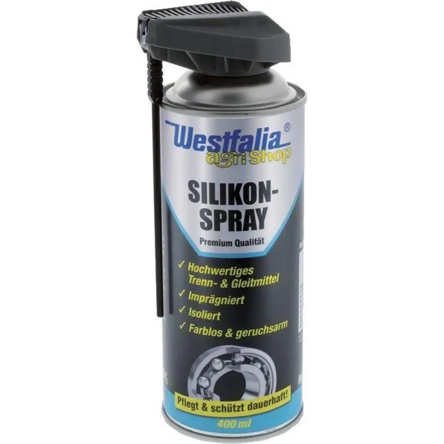 Westfalia Silikonspray 400 ml Silber Metall