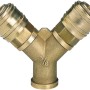 Einhell Verteiler R 3/8 Innengewinde mit 2 Schnellkupplungen für Kompressoren.