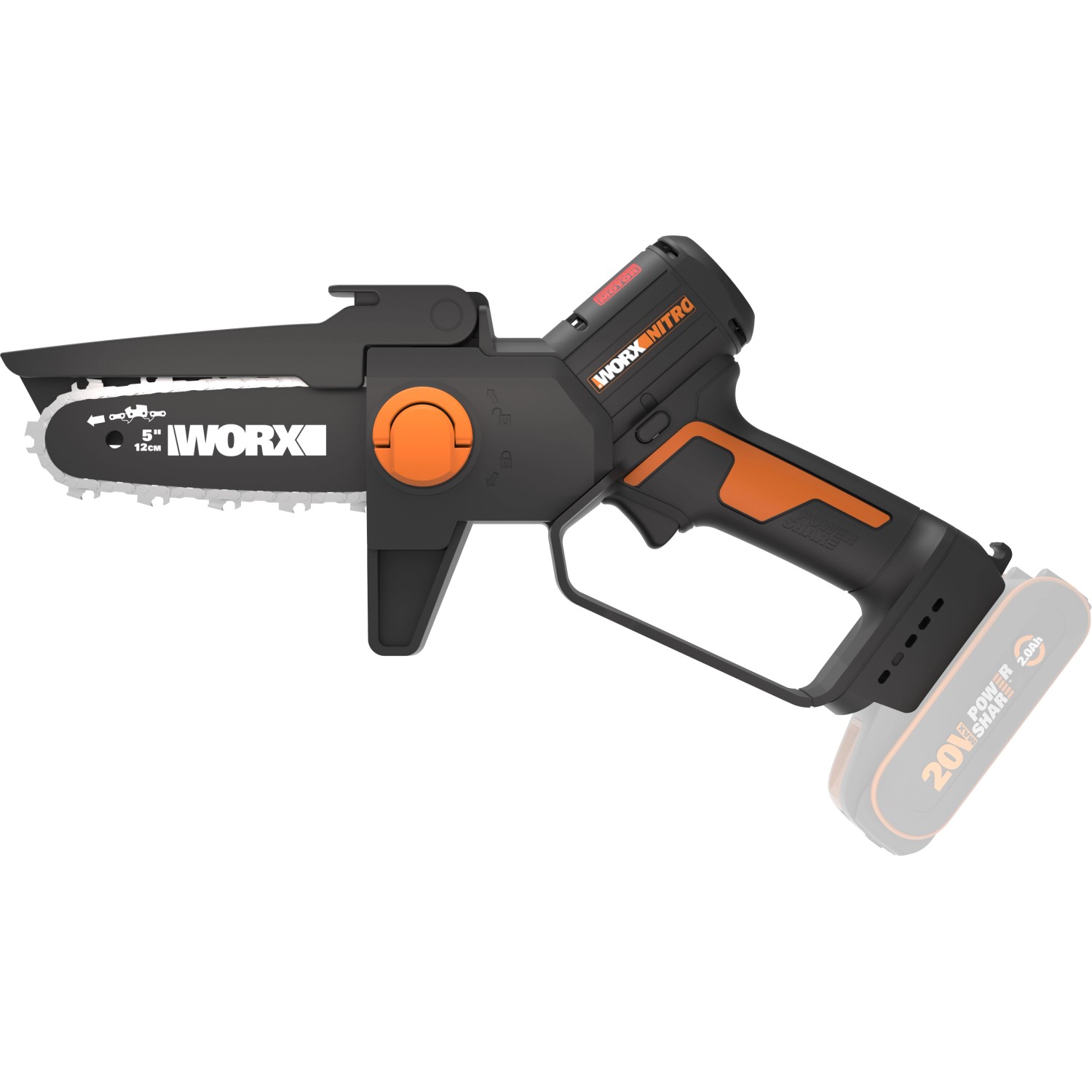 Worx Einhand-Astsäge WG325E.9 20 V ohne Akku und Ladegerät